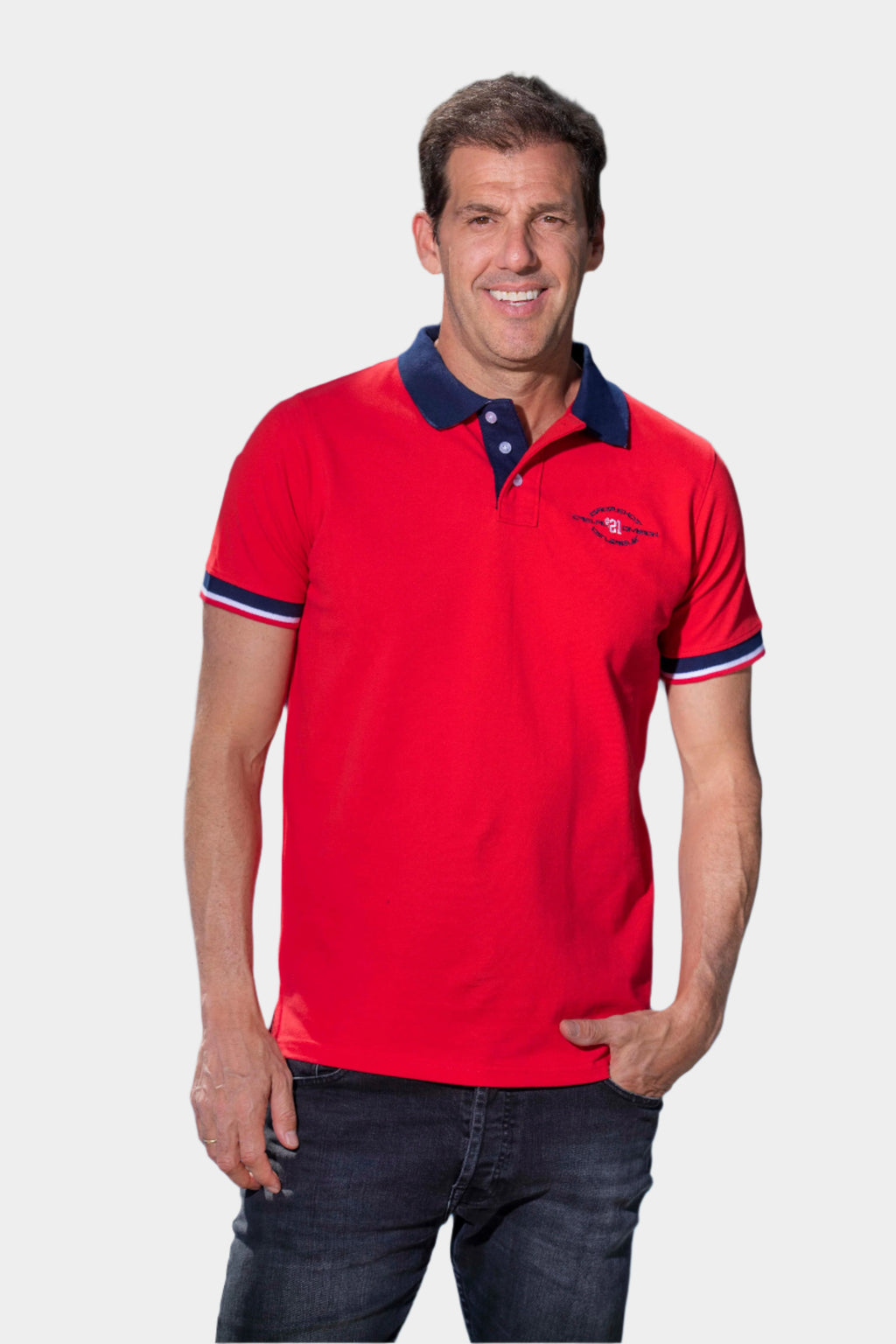 POLO DROP SHOT FUSTER RED 2021