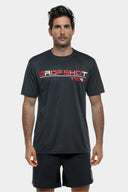 CAMISETA DROP SHOT TEAM NEGRA/ROJA 20