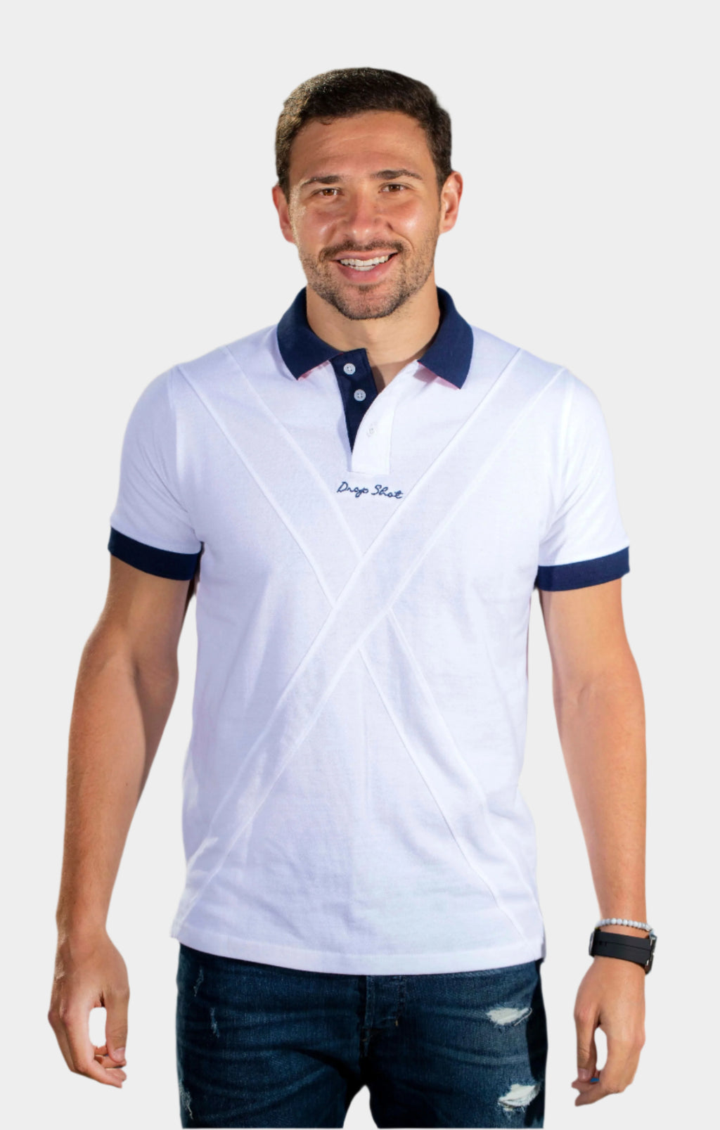 POLO DROP SHOT DOMA BLANCO 