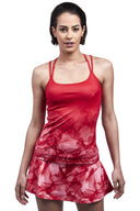 CAMISETA SIN MANGAS DROP SHOT LYRA ROJA 21