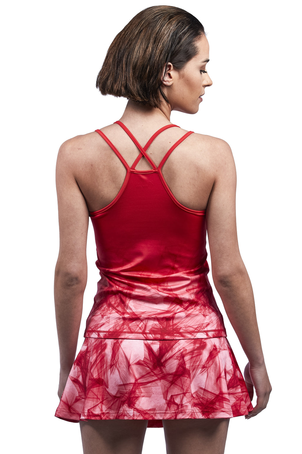 CAMISETA SIN MANGAS DROP SHOT LYRA ROJA 21