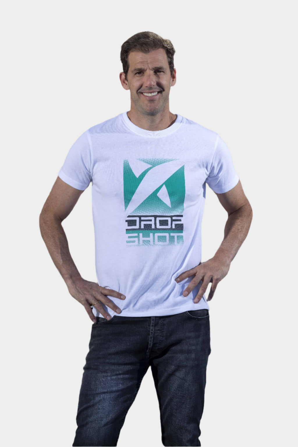 CAMISETA DE ENTRENAMIENTO DROP SHOT JMD BLANCA 21