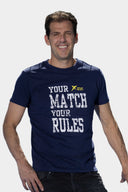 CAMISETA MATCH RULES MARINO 21 DROP SHOT 
