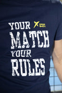 CAMISETA MATCH RULES MARINO 21 DROP SHOT 